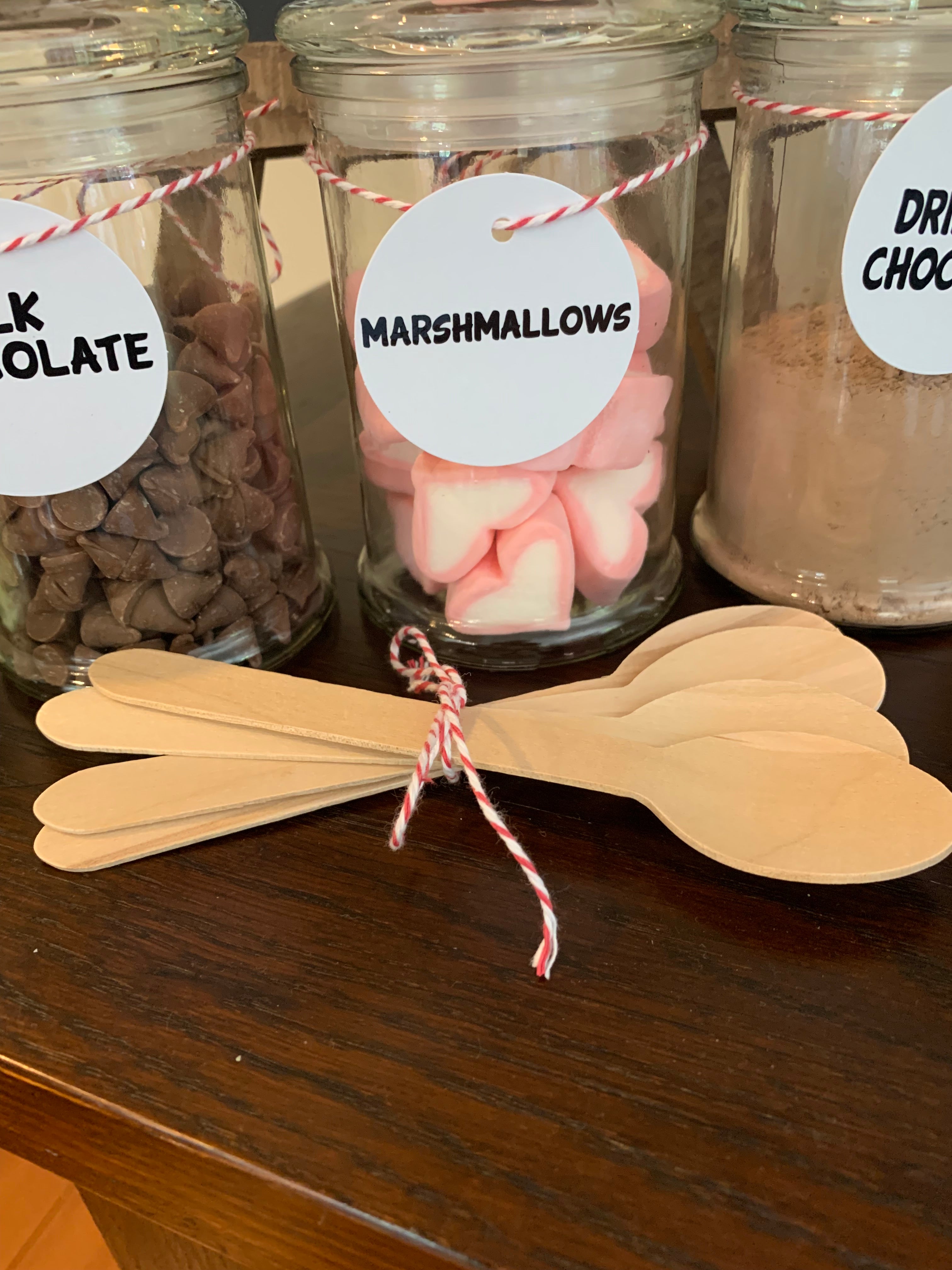 Hot chocolate station for hire Wellington party company