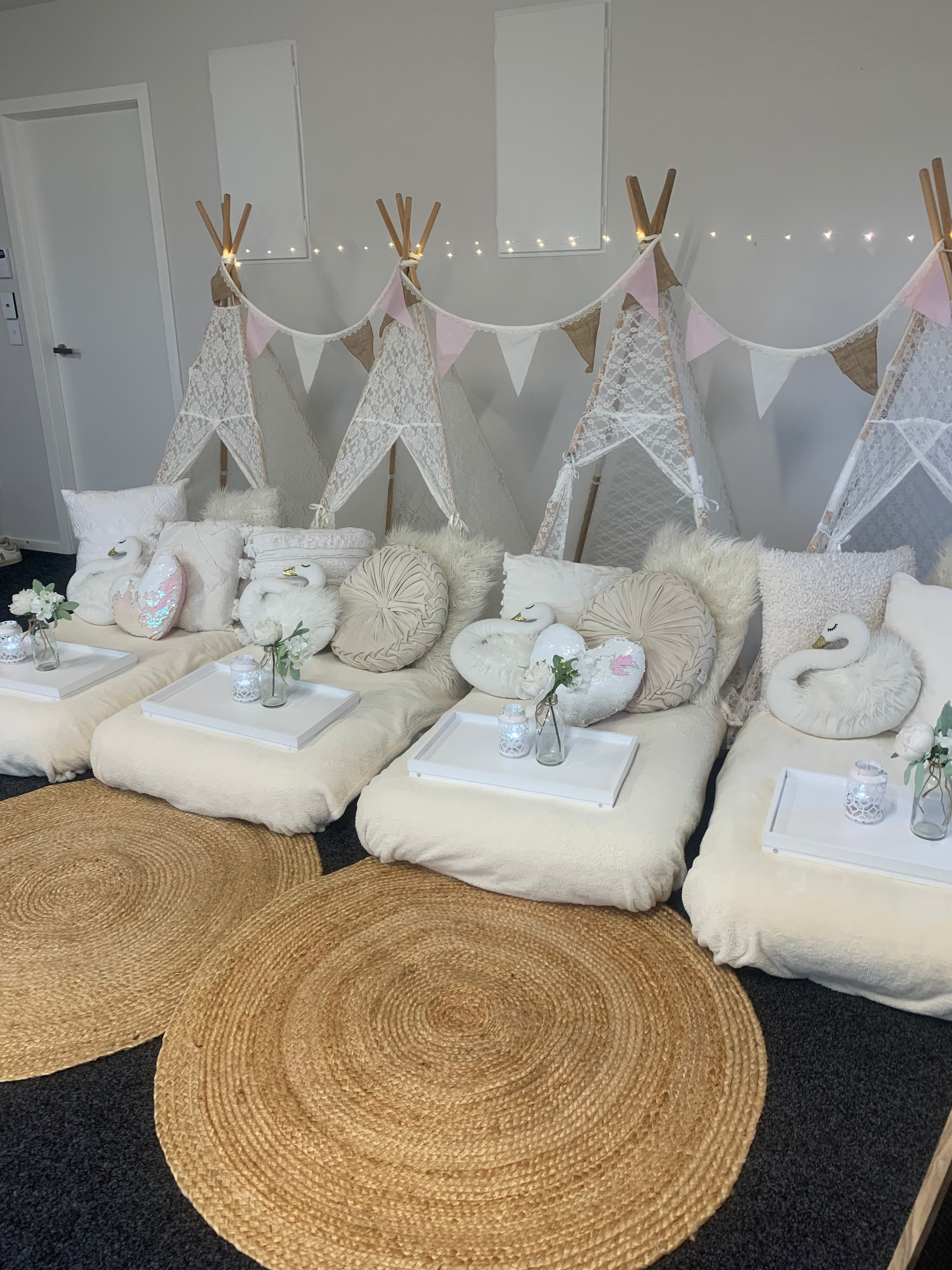 White swan classic teepee party Wellington 
