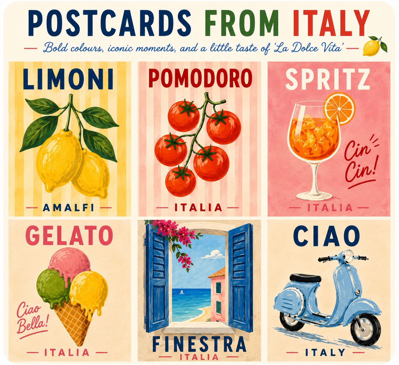 Italian vintage posters paint yourself at a DIY paint and sip party we setup anywhere in Wellington