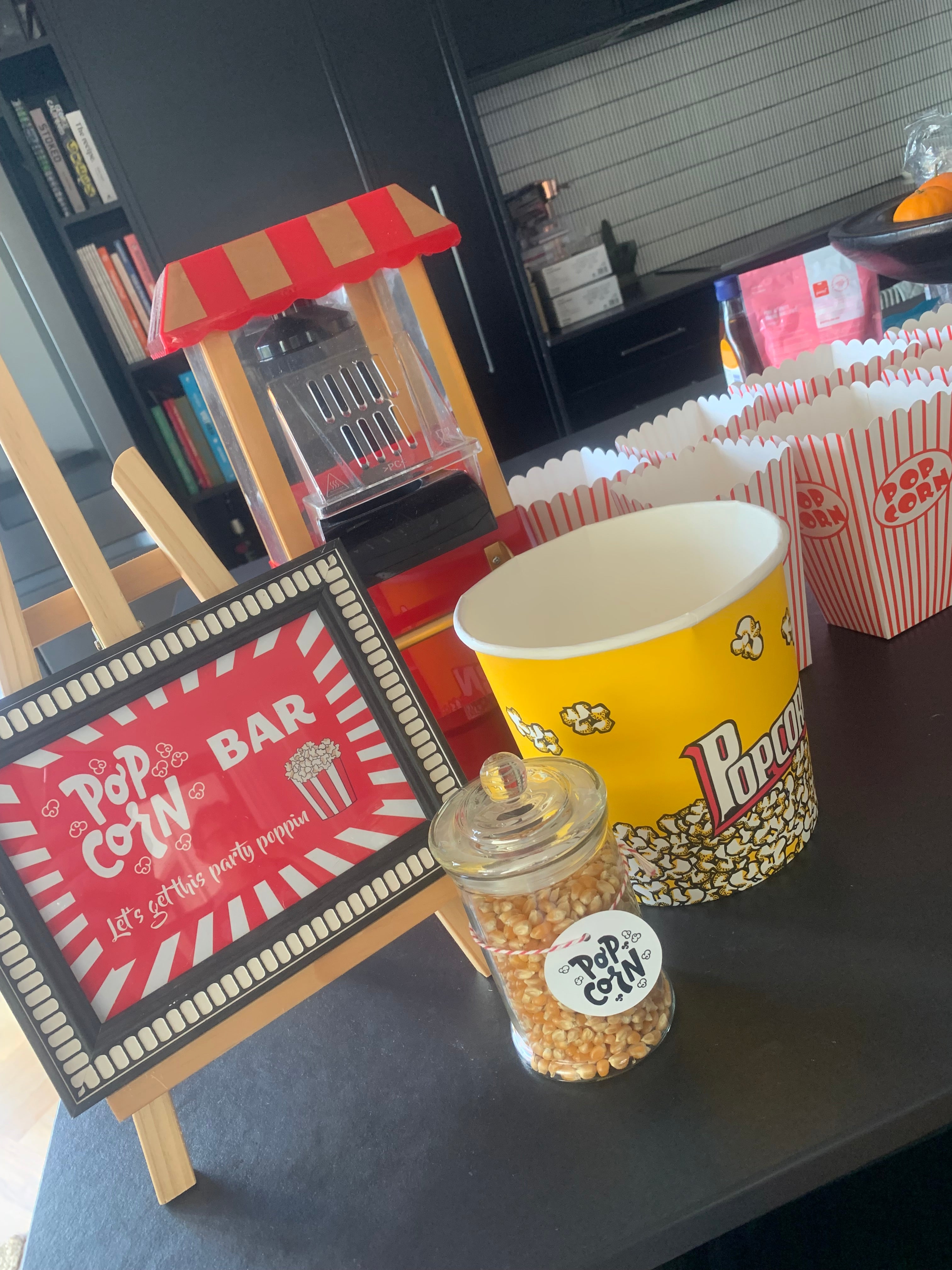 Popcorn station for hire anywhere in Wellington