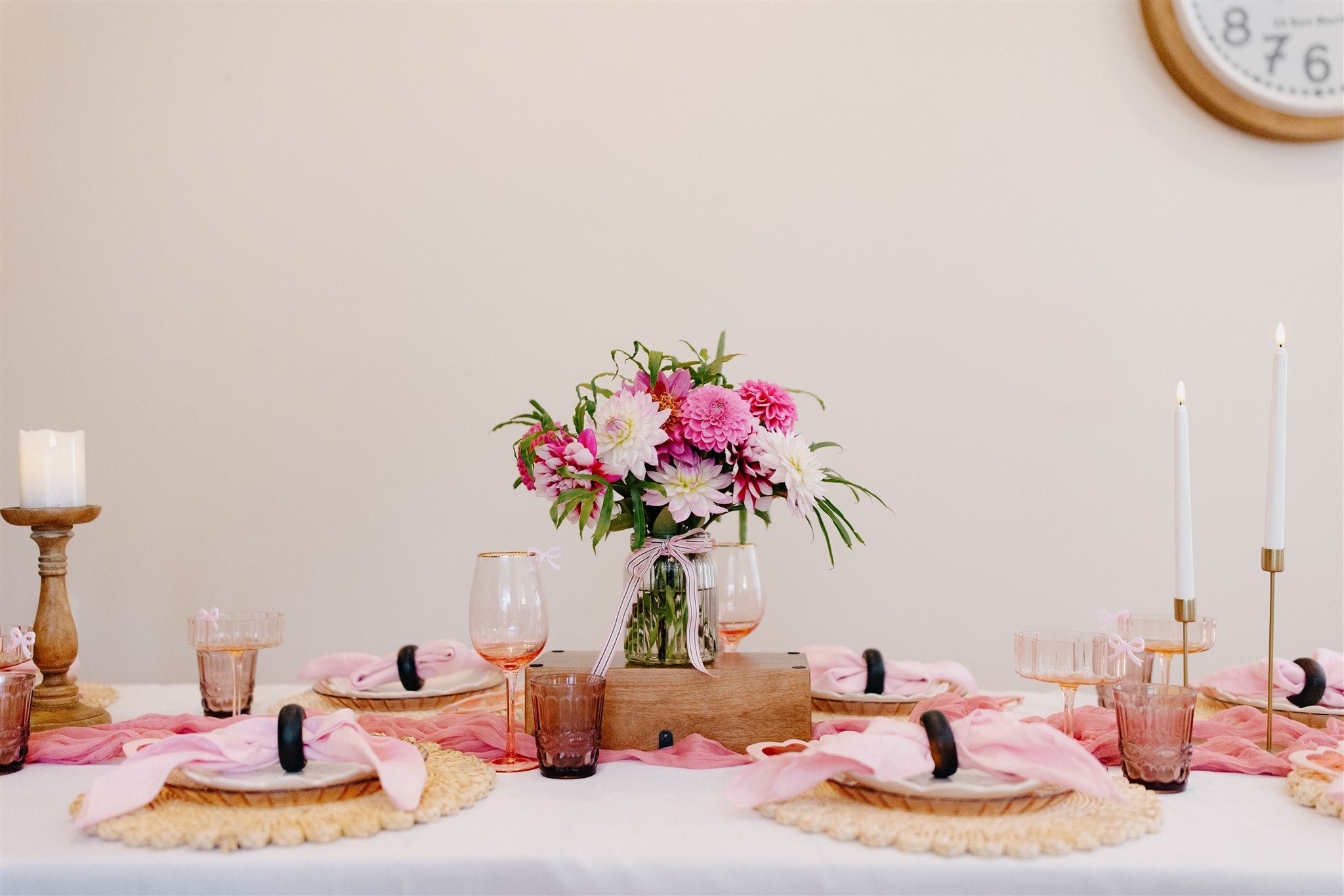 Pretty in pink luxury picnic setups Wellington perfect for indoors or outdoors
