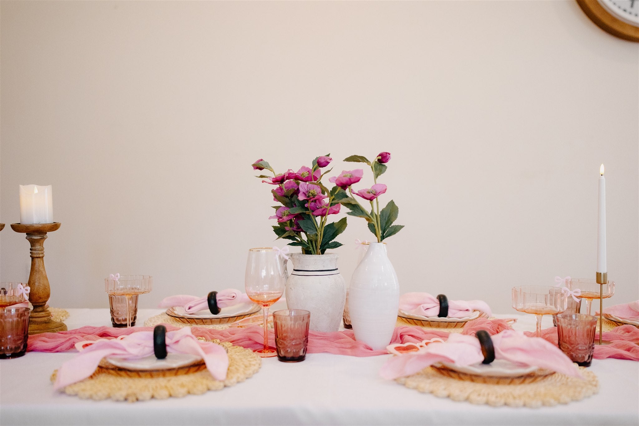 Pretty pink boutique picnic setup Wellington event management company