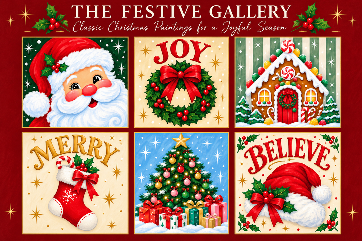The best Christmas work party ever! A paint and sip festive creative event anywhere in Wellington
